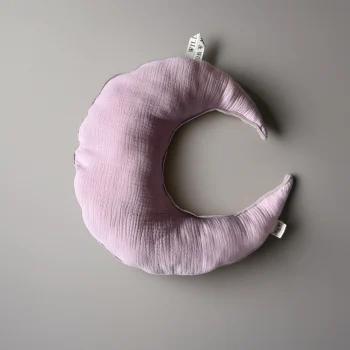 Kussen Maan - Old Pink