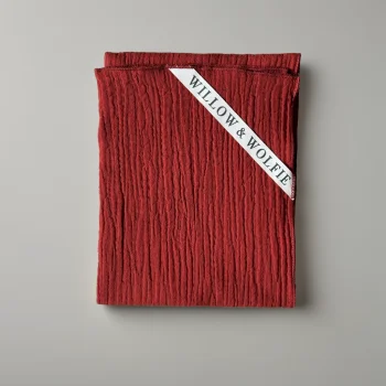 Hydrofiele zwachteldoek 120x120 - Rustic Red