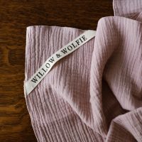 Hydrofiele zwachteldoek 120x120 - Old Pink