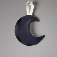 Tutdoek speenkoord Maan - Taupe-grey