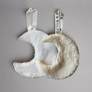 Tutdoek speenkoord Maan - Creme