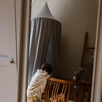 Klamboe linnen 245cm - Midnight grey