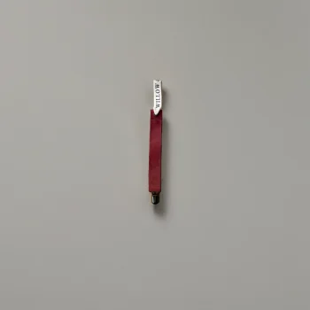 Speenkoord leer - Rustic Red