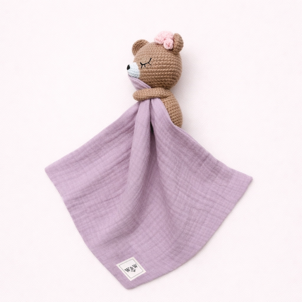 Gehaakt beertje met tutdoek