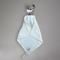 Tutdoek gehaakt beertje - Bruin/creme